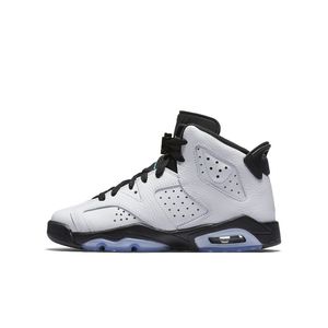 nike air jordan 6 gs aj6女子黑白熊猫休闲鞋篮球鞋 384665-122