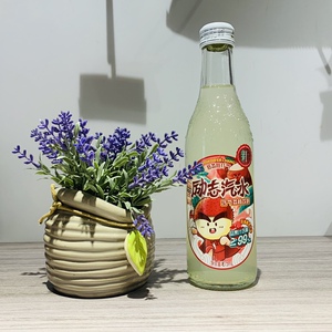 12瓶临期热销网红碳酸武汉汉口二厂含气荔枝果汁汽水275ml整箱装