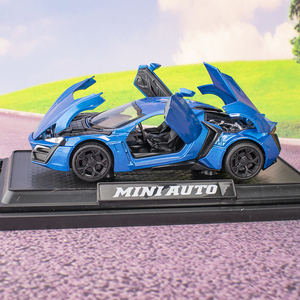 合金车模型速度与激情7莱肯超级跑车模型 回力车玩具