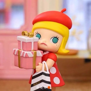 正品 popmart泡泡玛特 molly购物狂吊卡限量手办潮流玩具公仔礼物