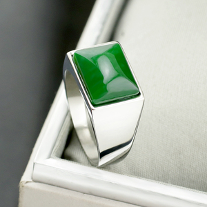 日韩版马鞍中老年男士戒指钛钢指环食指玉戒子潮人时尚不掉色刻字