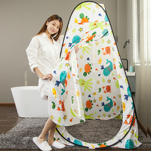 浴罩洗澡成人加厚保温保暖浴帐围帐免安装家用浴帘照冬天的帐罩