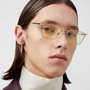 超酷撞色设计感双色窄框墨镜uv400金属框ins风情侣近视潮太阳眼镜