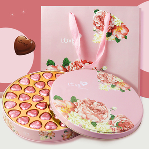 德芙心语爱心形巧克力礼盒装送女友闺蜜老婆高颜值情人生日礼物