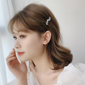 韩国夹子头饰发夹侧边少女边夹刘海一字发卡简约气质短发小巧精致