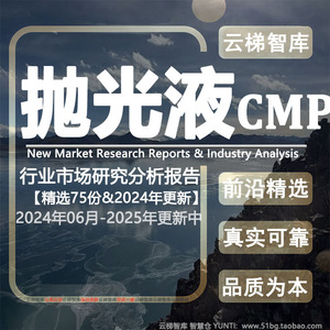 2024抛光液CMP行业市场研究报告半导体材料化学机械抛光液抛光垫