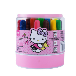 0人付款  淘宝 凯蒂猫儿童益智绘画文具礼盒套装画画玩具画笔蜡笔水彩