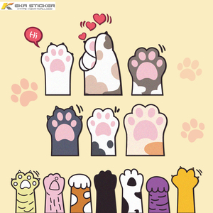 创意卡通猫咪猫爪汽车贴纸车身保险杠划痕遮挡装饰车贴反光贴防水