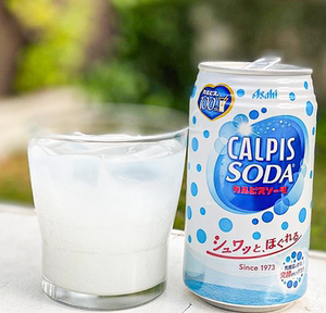 日本进口 可尔必思乳酸菌饮料calpis苏打味可乐比思碳酸饮品350ml