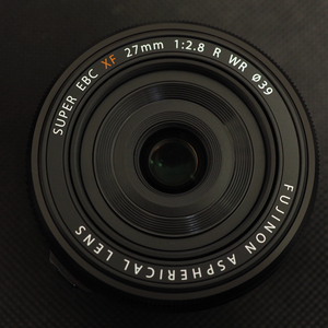 fujifilm富士xf27 f2.8 r wr二代 定焦小饼干镜头 27 2.8轻薄镜头