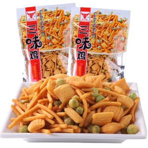 大力牛三味鸡92g*10袋马拉西亚风味薯条膨化食品礼包经典怀旧零食