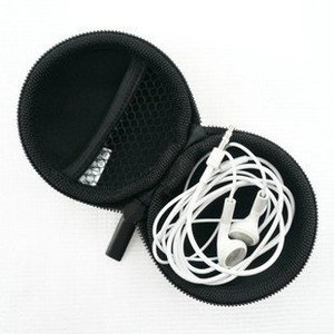 硬质通用音乐耳机盒 MP3耳机收纳盒/便携耳塞包/抗压/迷你拉链包