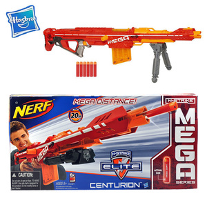 孩之宝NERF热火红狙战神发射器MEGA 软弹枪男孩玩具枪A4487