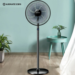 艾美特电风扇cs35r19家用14寸落地扇摇头7叶遥控定时宿舍立式风扇