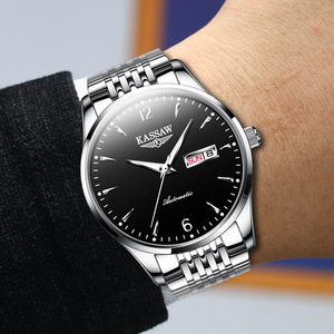 瑞士正品新款卡梭情侣手表全自动机械表夜光防水超薄商务日历男表