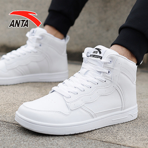 安踏男鞋冬季高帮鞋