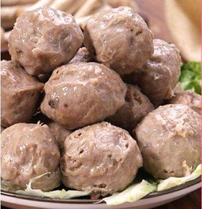 蕉岭纯手工牛肉丸新鲜客家黄牛肉广东特色美食400克