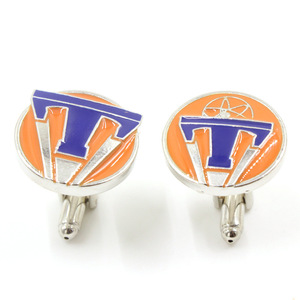 欧美饰品 cufflinks 明日世界金属袖扣袖钉 启动器 徽章标志2枚