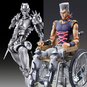 预定 medicos 超像可动 jojo奇妙冒险 波鲁纳雷夫 银色战车 手办