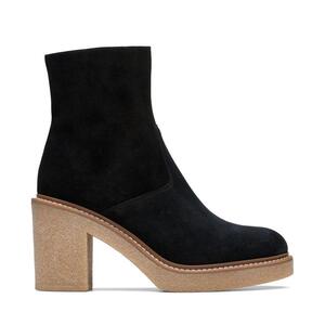 美国代购clarks colden up其乐靴子欧美时尚女鞋简约短筒高跟靴