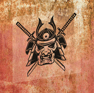 日本鬼武士贴纸