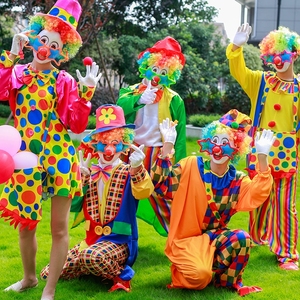 六一儿童节搞笑小丑服装大人男衣服女成人演出服饰活动氛围表演服