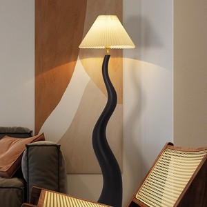 设计师落地灯日式侘寂风客厅沙发旁立式台灯创意个性主卧室床头灯