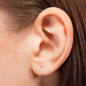 999纯银耳钉女银耳环简约不易过敏养耳洞耳饰男睡觉不用摘的耳棒