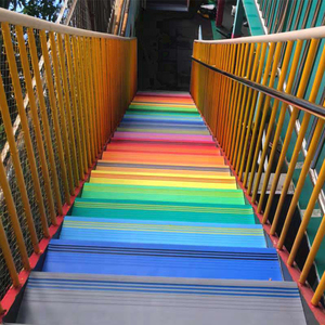 楼梯贴台阶贴防滑防水pvc塑胶地胶幼儿园室内室外可擦洗踏步垫子