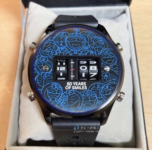 日本代购future funk × doraemon 哆啦a梦50周年限量手表doratch