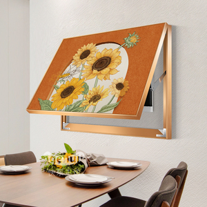 电表箱装饰画轻奢风横版客餐厅遮挡箱壁画现代简约电闸开关盒挂画