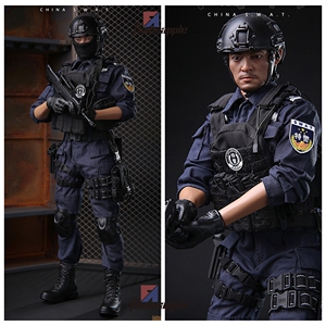 现货 1/6 兵人 minitimestoys mini m026 中国人民卫士特警 模型
