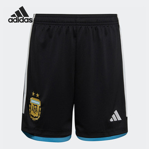 Adidas/阿迪达斯官方正品大童世界杯阿根廷队主场足球短裤HF1494