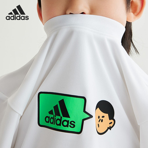 Adidas/阿迪达斯官方正品新款大童运动休闲短袖短裤套装IN3271