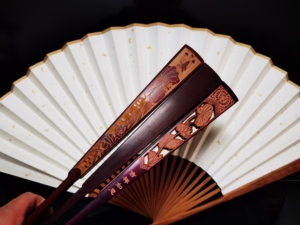 快板张品牌专业相声评书折扇子 醒木手绢竹扇宣纸面 德云女孩周边