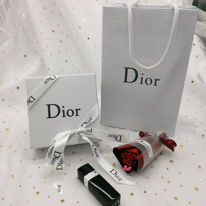 专柜dior/迪奥口红盒手提袋 口红香水唇膏礼盒礼品袋 包装盒空盒