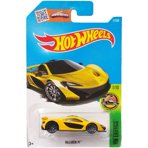 风火轮hotwheels 迈凯伦p1超级跑车 绝版稀有 黄色 mclaren p1 71