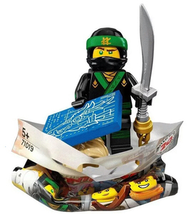 正品lego乐高 71019 人仔抽抽乐幻影忍者大电影劳埃德 满百包邮.