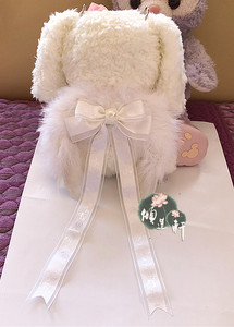 【倾莲轩Lolita】原创手作兔熊羽毛翅膀可搭BABY兔熊奶茶熊猫咪熊