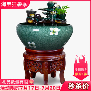 市场卖鱼盆