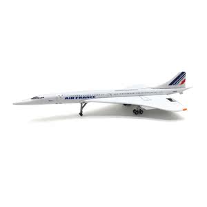 1:400AIR FRANCE Concorde法国航空超音速协和式客机合金飞机模型