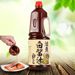 丸友白酱汁1.8l日本白酱油调味汁鲣鱼风味调味汁关东煮火锅酱油