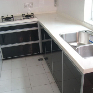 整体厨房定做花岗岩灶台大理石橱柜 石英石台面 窗台板材石头灶台