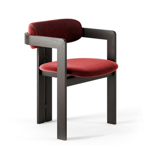 新中式现代新款实木扶手餐椅简约餐厅布艺餐椅售楼处洽谈椅单人椅