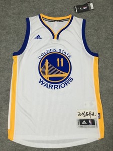 adidas正品 克莱汤普森勇士队主场新r30 sw球迷版球衣 夏季篮球服