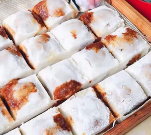 l新市茶糕 湖州美食 一盒六个 馅儿超级多而且肉汁很饱满咸甜适中