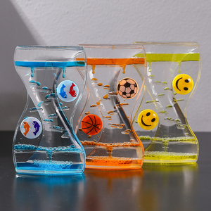 创意沙漏油漏摆件动感滑梯解压减压玩具送男女小孩生日儿童节礼物