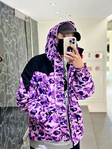 【现货】BAPE TAIPEI 中国台北17周年紫迷彩冲锋衣 偏大一码