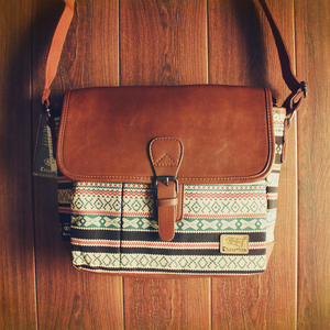 香港潮牌threebox男女单肩包复古休闲斜挎包时尚男包帆布织花背包