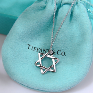 冠司代购tiffany蒂芙尼官网六芒星吊坠925纯银项链七夕情人节礼物